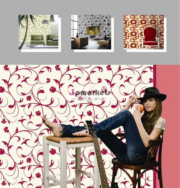 家の装飾現代的なファッション幾何学的なデザイン背景3dビニール防水壁紙問屋・仕入れ・卸・卸売り