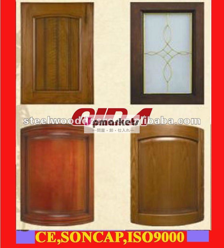 wooden single kitchen door designs(solid wood or MDF pvc skin or painting)F-KD008問屋・仕入れ・卸・卸売り