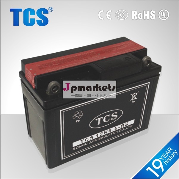高品質12v6.5ahmfオートバイバッテリーvrlaバッテリー中国の製造元問屋・仕入れ・卸・卸売り