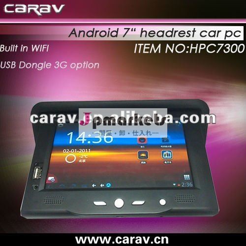 車のヘッドレストの広告のための人間の特徴をもつタブレットサポート3G問屋・仕入れ・卸・卸売り