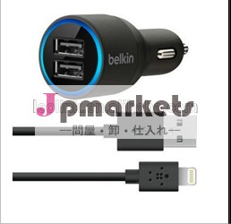 卸売低価格オリジナルbk109ベルキンデュアルusb車の充電器問屋・仕入れ・卸・卸売り