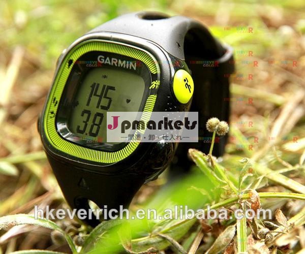 Gpsガーミンforerunner15オリジナル腕時計ブラックスポーツが実行されている/010-01241-20緑問屋・仕入れ・卸・卸売り