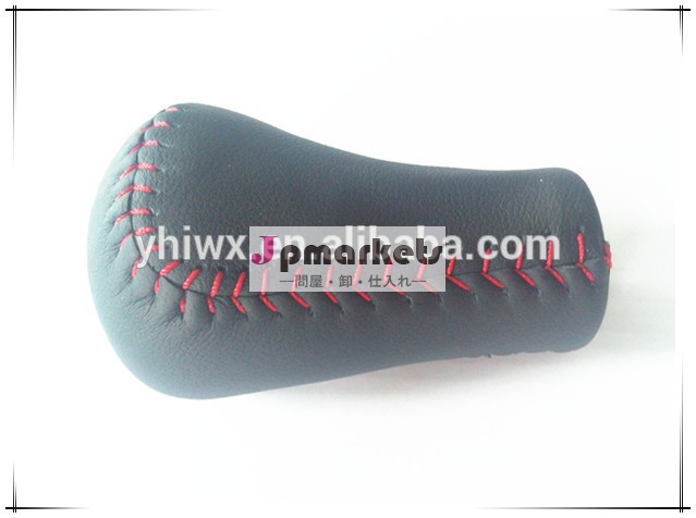 Black Leather red stitch TRD shift gear knob問屋・仕入れ・卸・卸売り