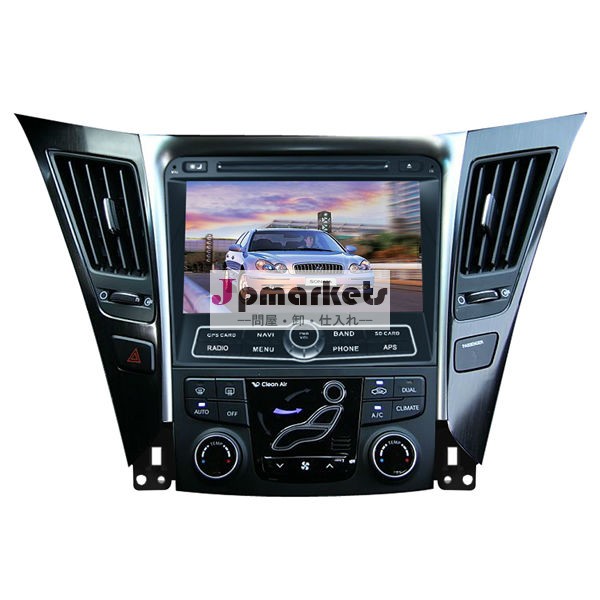 8インチのタッチスクリーン車のdvdプレイヤーヒュンダイソナタgps付きnavigationsystem/tv/ブルートゥース/ラジオ機能問屋・仕入れ・卸・卸売り
