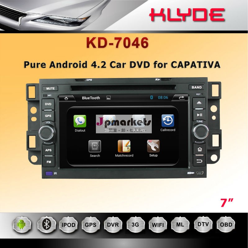 純粋なアンドロイド!! キャプティバのためのrdsラジオ2の喧騒車dvdgpswifi問屋・仕入れ・卸・卸売り