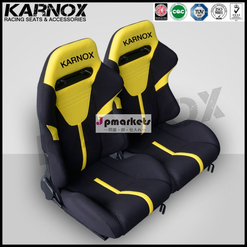 布のレーシングカーの座席、 静的jdmスタイルスポーツフロントベンチシート問屋・仕入れ・卸・卸売り