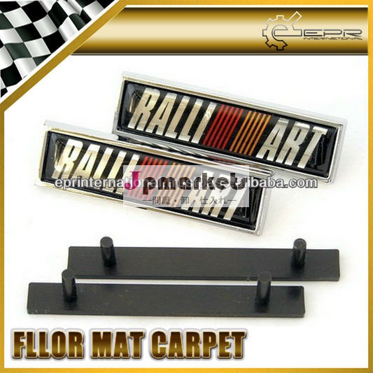 ralliart用フロアマットカーペット三菱バッジエンブレム問屋・仕入れ・卸・卸売り