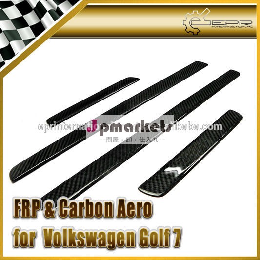 Vw用tsimk7volkswagonゴルフgtiカーボン繊維のドアsil( 4個)問屋・仕入れ・卸・卸売り