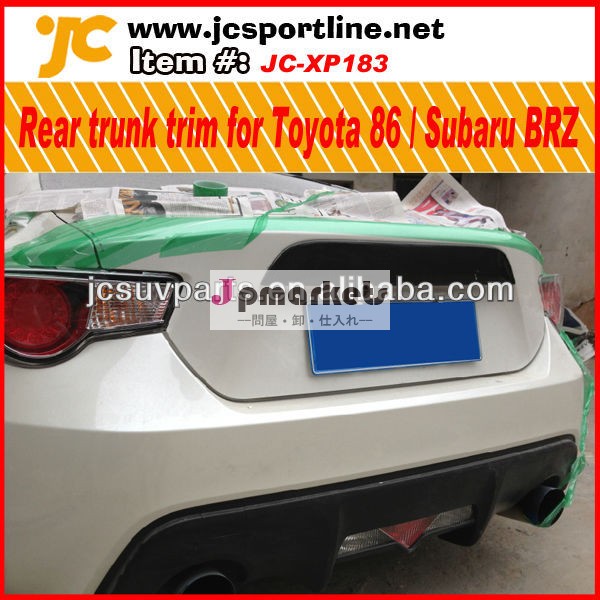 炭素繊維の車のリアトランクトリムカバー用ルノーft-86zn6gt-86サイオンfr-sbrzオートブート装飾問屋・仕入れ・卸・卸売り