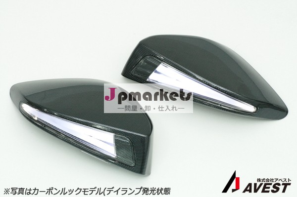 品質炭素繊維を見てデザインの車のサイドミラーライトled自動車の付属品問屋・仕入れ・卸・卸売り