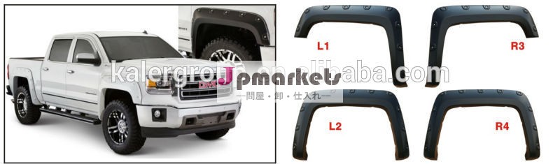 フェンダーフレア1500gmcシエラのための、 2500、 3500、 01-0699-06hd問屋・仕入れ・卸・卸売り