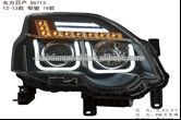 2012日産x- トレイル修正されたダブルuledヘッドランプ、 ヘッドライト、 修正されたランプ、 ledランプ、 キセノンランプ、 q5ダブル光学レンズ問屋・仕入れ・卸・卸売り