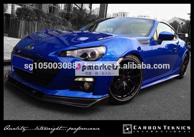炭素繊維のフロントリップzlスタイルでトヨタ用ft86/スバルbrz問屋・仕入れ・卸・卸売り