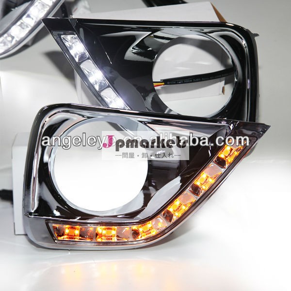 マークxvertiga2レイツ6個leddrl付きデイタイムランニングライト2010-2012v2年はターンのledが点灯問屋・仕入れ・卸・卸売り