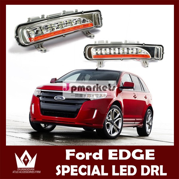 [車種専用設計]12連LEDデイライト付きFord Edge drl フォード エッジデイライトledルノー デイライledヘッドライト問屋・仕入れ・卸・卸売り
