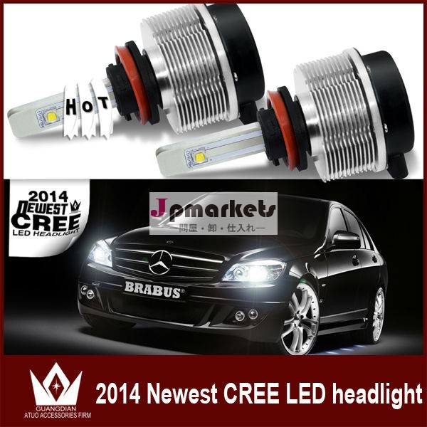 2014新登場LED バルブ HIDの時代は終わり! オールインワン CREE社 LED ホワイト6000k LED ヘッドライト＆フォグランプ H9 LEDライト ヘッドライト 1年保証問屋・仕入れ・卸・卸売り