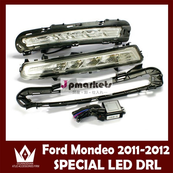 [車種専用設計]4連LEDデイライト付きFord Mondeo drl フォード ・ モンデオ デイライトledルノー デイライledヘッドライト問屋・仕入れ・卸・卸売り