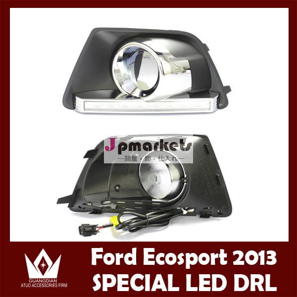[車種専用設計]8連LEDデイライト付きFord Ecosport drl フォード デイライトledルノー デイライledヘッドライト問屋・仕入れ・卸・卸売り