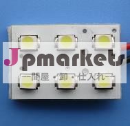 激安 高品質 12V汎用ルームランプ 6連SMD A 1210 SMD 1chip問屋・仕入れ・卸・卸売り