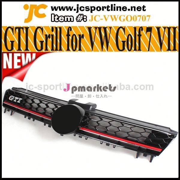 外観mk7gtiのフロントグリル用赤フォルクスワーゲンvwゴルフ7mk72014年vii問屋・仕入れ・卸・卸売り