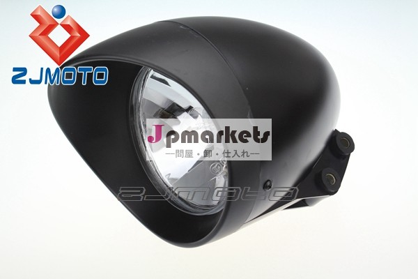カスタムクロームabsオートバイモーターアラームライトランプ2ビームヘッドライトヘッドに適した光のホンダvtx1300crsレトロキャスト問屋・仕入れ・卸・卸売り