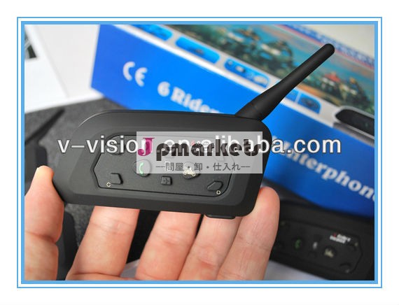 新しい到着のbluetooth2014年ヘルメットインターコムfm4同時にライダーのための問屋・仕入れ・卸・卸売り