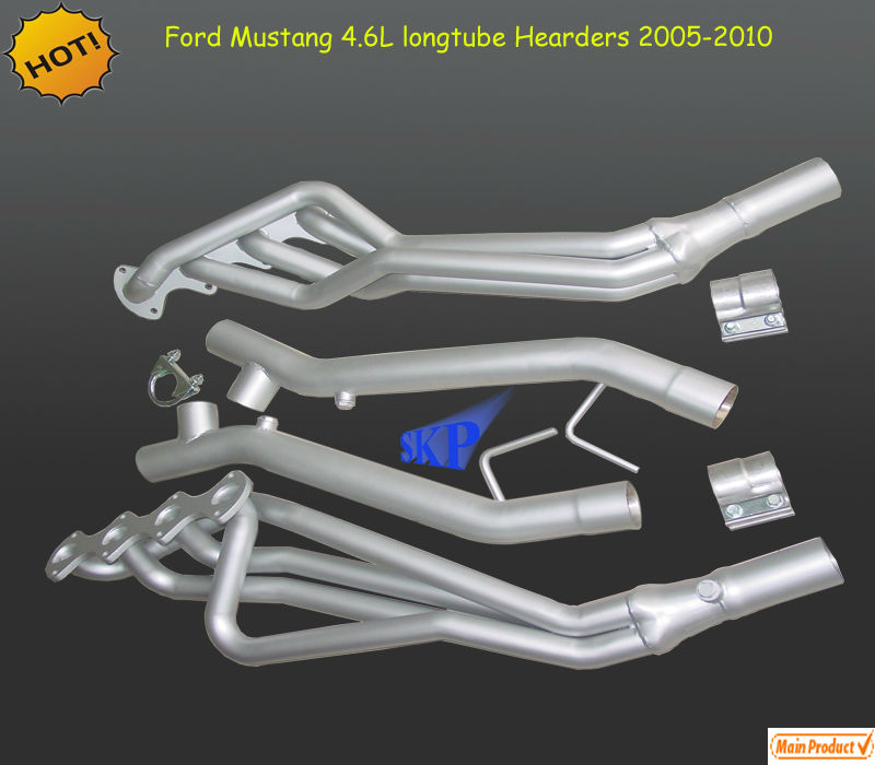 フォードマスタングgtlongtube2005-10ヘッダ( 4.6リットルエンジン) ステンレス( フィット: マスタングgt2005年)問屋・仕入れ・卸・卸売り