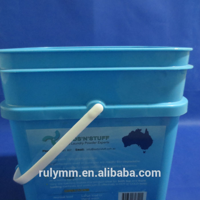 新素材20リットルi ml正方形の蓋とハンドル付きプラスチックバケツ問屋・仕入れ・卸・卸売り