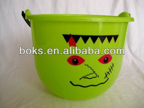 奇妙なプラスチックハロウィンバケツハンドル付き問屋・仕入れ・卸・卸売り