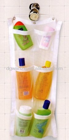 色のプラスチック製のメッシュ浴室pvc吊りポケットストレージオーガナイザー問屋・仕入れ・卸・卸売り