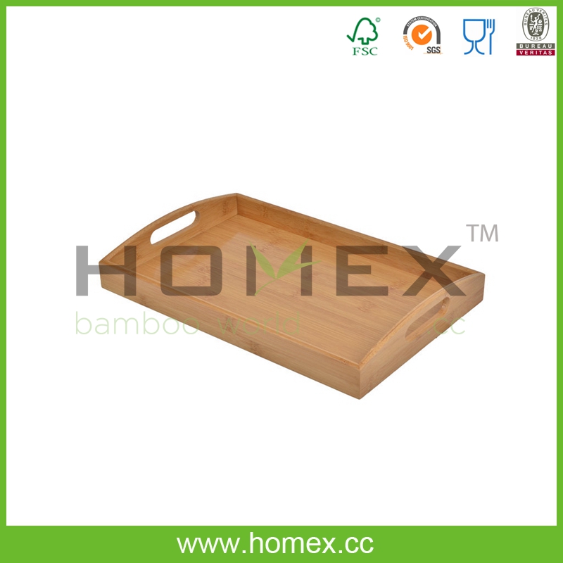 朝食のトレイのセット竹/大きなサービングトレイ/竹の台所用品/homex問屋・仕入れ・卸・卸売り