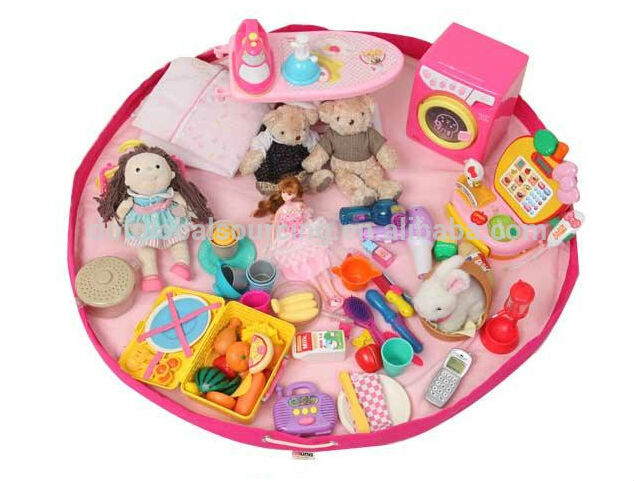 卸売赤ちゃんのプレイマット大きい保存袋ラグボックスストレージのおもちゃおもちゃのための子供の子供の幼児毛布ポータブルオーガナイザー問屋・仕入れ・卸・卸売り