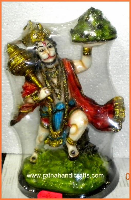 インドの手工芸品樹脂ギフトハヌマーン像問屋・仕入れ・卸・卸売り
