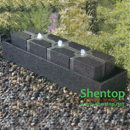 自然な花こう岩の石の装飾shentop長方形jfg006庭園の石の噴水問屋・仕入れ・卸・卸売り