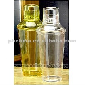 PCS-010昇進300ML/500MLプラスチックカクテル・シェーカ、ステンレス製のカクテル・シェーカ; 使い捨て可能なプラスチックシェーカー問屋・仕入れ・卸・卸売り