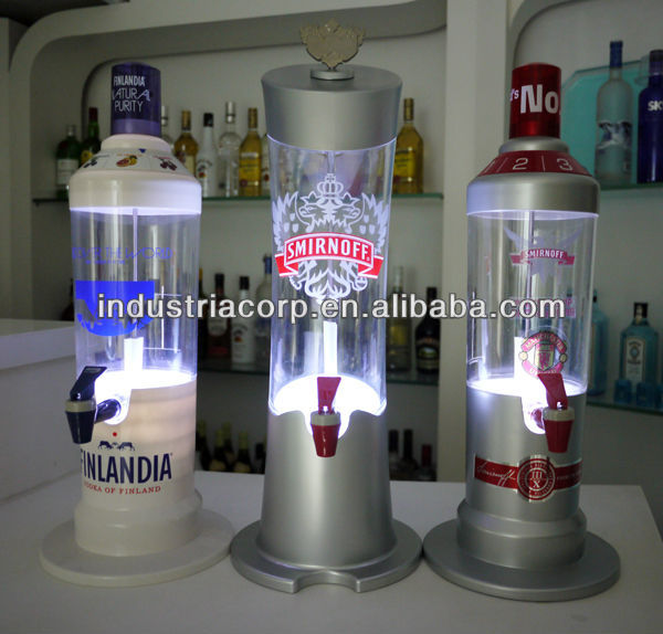 2.7Lスミノフカクテルディスペンサー/ビールディスペンサー---3枚の電池+ chargerrのLED問屋・仕入れ・卸・卸売り