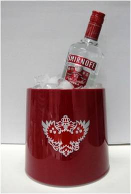 リップ2014熱い販売4Lのアイスバケット/スミノフアイスプラスチックバケツ,/二重壁アイスバケット問屋・仕入れ・卸・卸売り