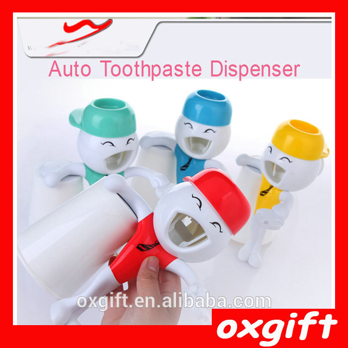 新しい革新的なクリスマスoxgift2014年ギフト- 子供たちはオート歯磨き粉ディスペンサー問屋・仕入れ・卸・卸売り