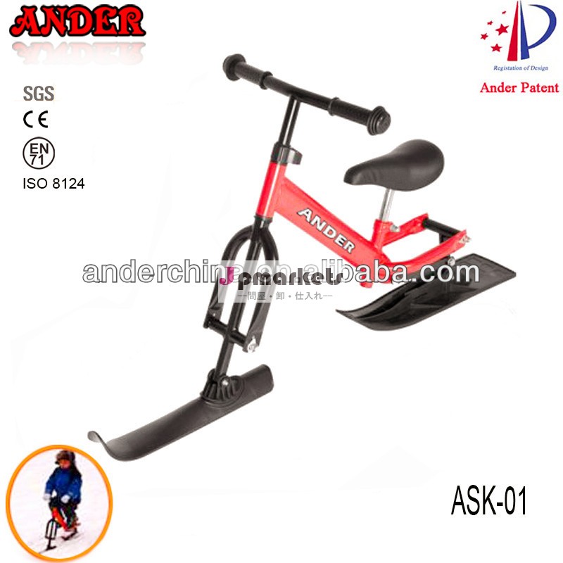 雪自転車2014年/子供のためのスキースノースクータースノー( oemサービスを受け入れる)問屋・仕入れ・卸・卸売り