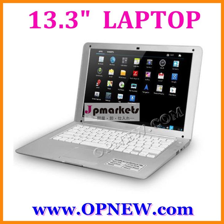 安い13" ネットブックノートpcデュアルコアcpuラップトップコンピュータwm88801.52ghzのブルートゥース付rj45ポートhdm1gbddrii16gbnandflash問屋・仕入れ・卸・卸売り