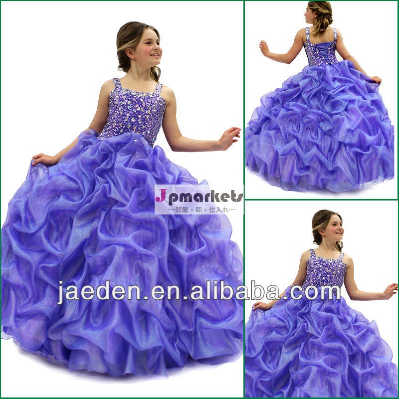 jf0058夜会服ストラップレスのシンプルな紫女子ふくらんでドレスをアップリケ問屋・仕入れ・卸・卸売り