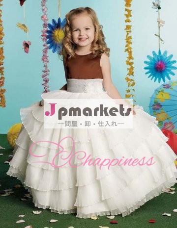 フラワーガールの服の子供のボールガウンドレスの女の子が誕生日ドレス中国製問屋・仕入れ・卸・卸売り