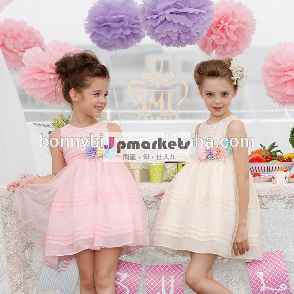 結婚式パーティードレス女の子のためのフラワーガールの服で新しいファッション問屋・仕入れ・卸・卸売り