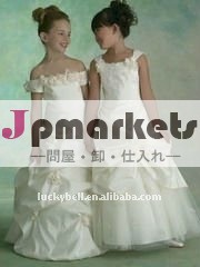 自由な船積みのAラインの美しく多彩なフラワー・ガールの服問屋・仕入れ・卸・卸売り
