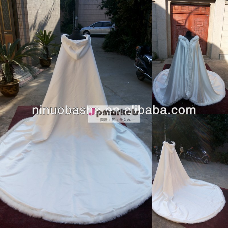 Nw-4732014年花嫁製カスタムジャケット結婚式の毛皮のコート問屋・仕入れ・卸・卸売り