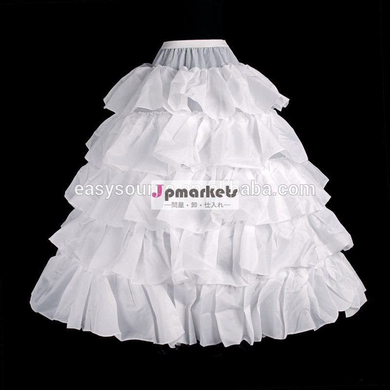 卸売バルクフープ2014年4女性のドレスをフラウンスクリノリンのペチコート白問屋・仕入れ・卸・卸売り