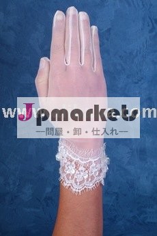 REBRODEの袖口が付いているテュルの高貴な2つの手袋と結婚するボタンおよび水晶問屋・仕入れ・卸・卸売り