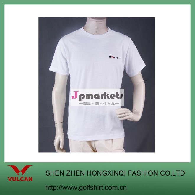 100%の重い綿の白く明白なTシャツ問屋・仕入れ・卸・卸売り