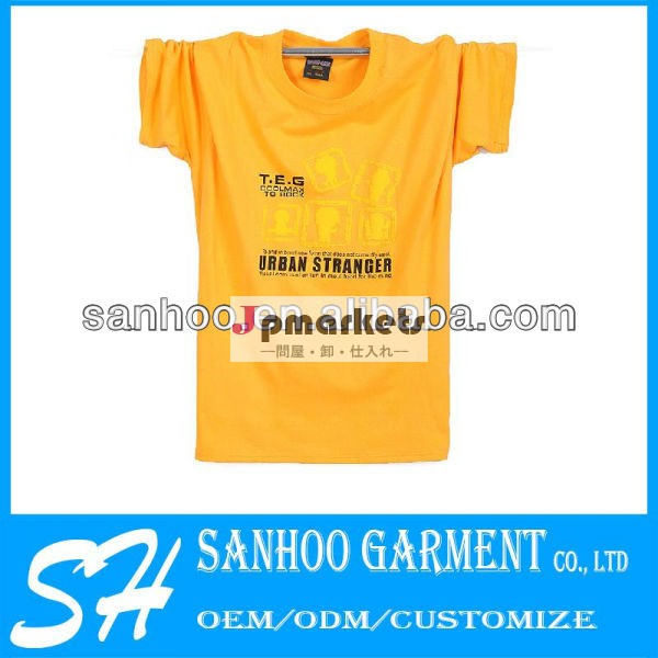 の販売の男ホット2014年カスタムロゴのtシャツ問屋・仕入れ・卸・卸売り