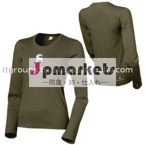 カスタムデザインの完全な袖のTシャツ問屋・仕入れ・卸・卸売り